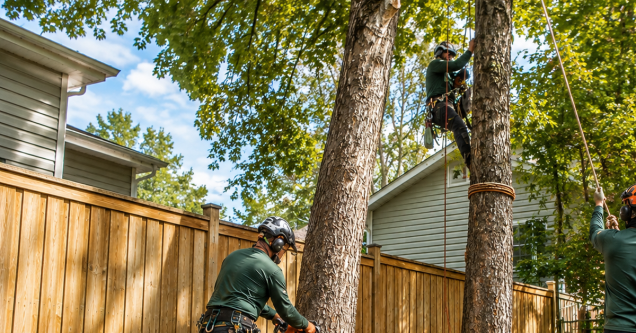 How Tree-B-Gone Prevented Fence Damage with Emergency Tree Removal in Evansville, Indiana